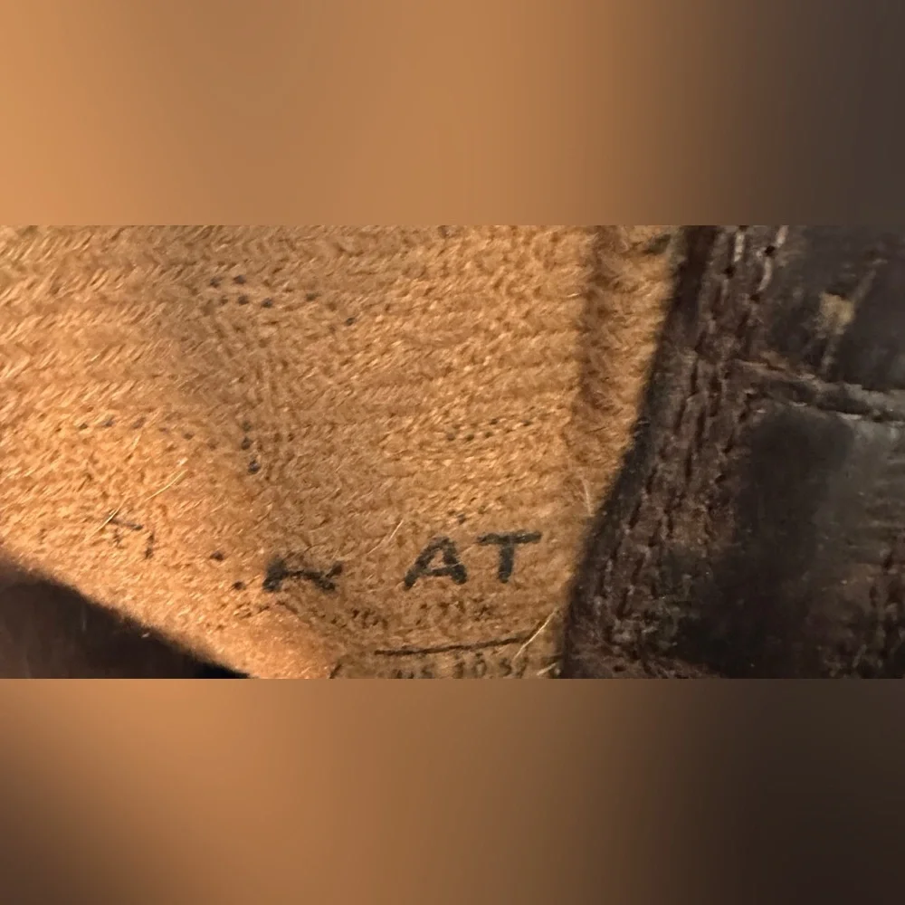 Ariat |Kids (Boy/Unisex) Western Brown Leather Cowboy Boots Square Toe Size 10.5